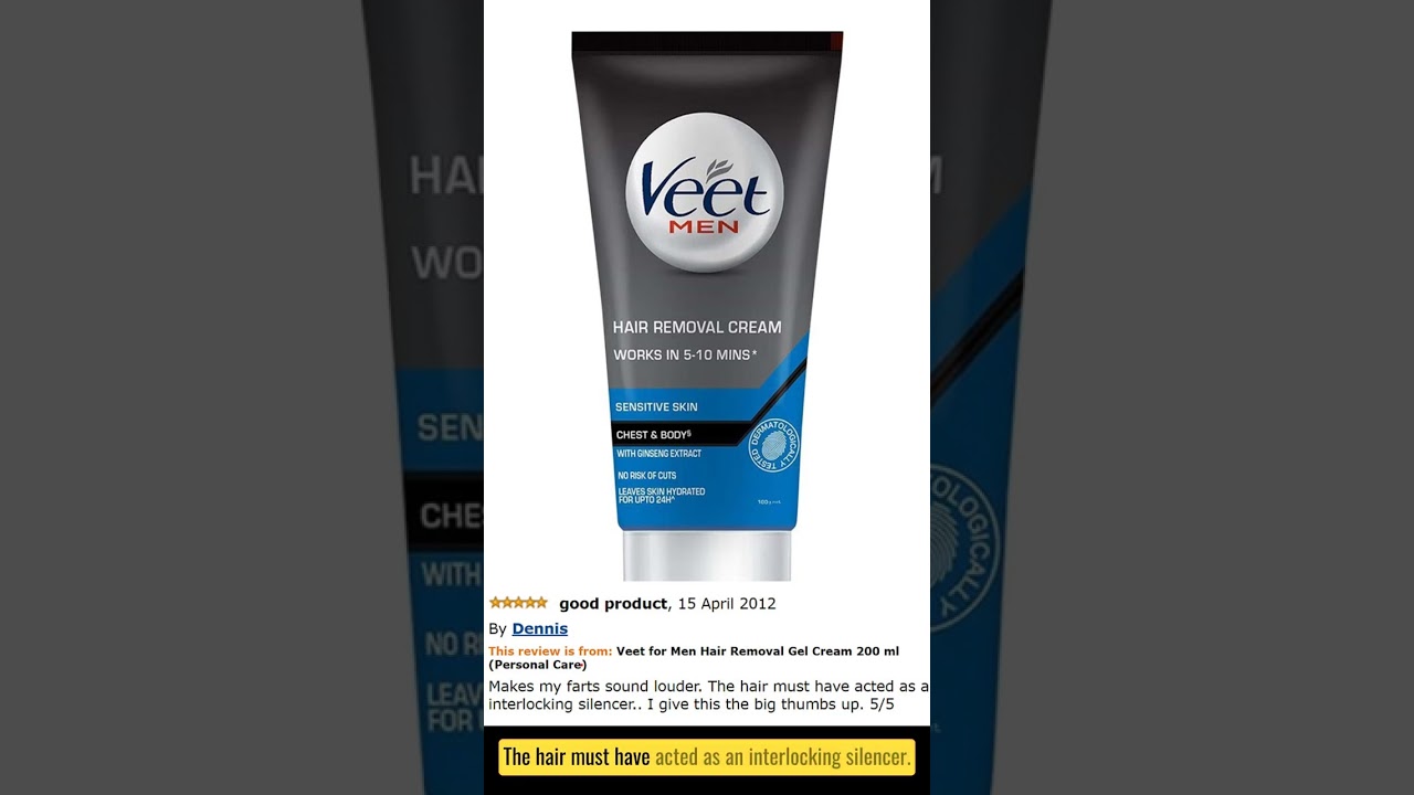 Watch Veet For Men Hair Removal | PHANTASTIC BEATS ORIGINAL | #FUNNY #funnyreviews on YouTube Watch Veet For Men Hair Removal | PHANTASTIC BEATS ORIGINAL | #FUNNY #funnyreviews on YouTube