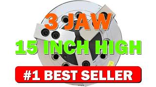 3-jaw 15-inch high-precision, reliable power vise chuck(Lathe Chuck) - B0FSVCMGR6