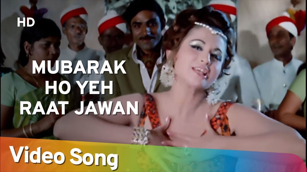 Mubarak Ho Yeh Raat Jawan | Bada Kabootar (1973) | Helen | Asha Bhosle | Filmi Gaane