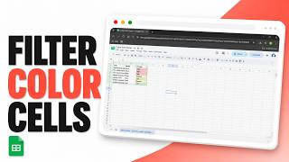 How to SORT by Color in Google Sheets (Cluster Coded Groups)