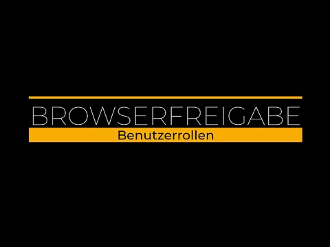 Browserfreigabe Benutzer