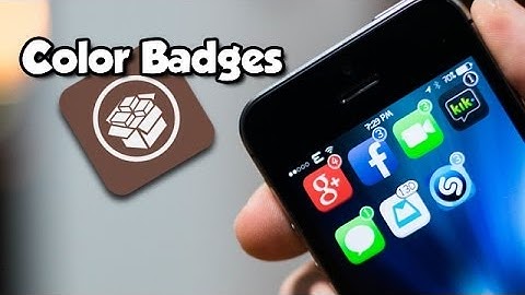 iOS 7 Jailbreak Tweaks - ColorBadges: Color Match Your Badges To Your Icons!
