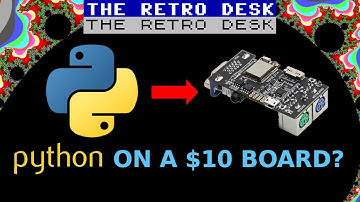 MicroPython on ESP32!