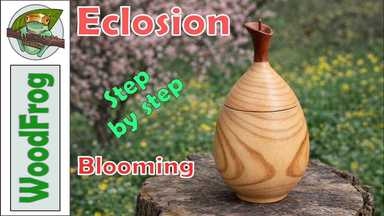 Eclosion - Tournage sur bois