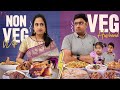 Veg Husband VS Non-Veg Wife || Nandu's World || Telugu WebSeries || Telugu Vlog || Bloopers
