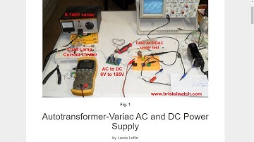 Build Autotransformer-Variac AC and DC Power Supply
