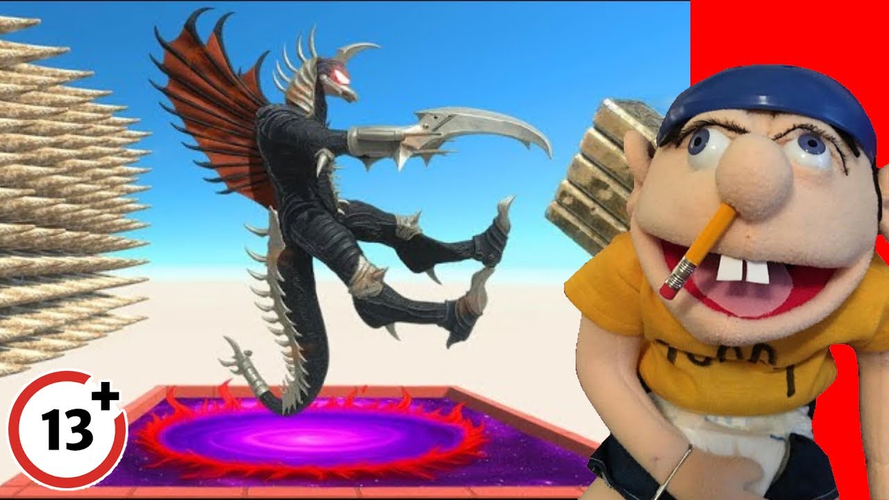 Jeffy Reacts to HAMMER & SPIKES vs PORTALS in Animal Revolt Battle Simulator!