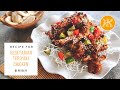 Vegetarian Teriyaki Chicken Recipe (Pearl Oyster Mushroom) 素照烧鸡食谱 (秀珍菇) | Huang Kitchen