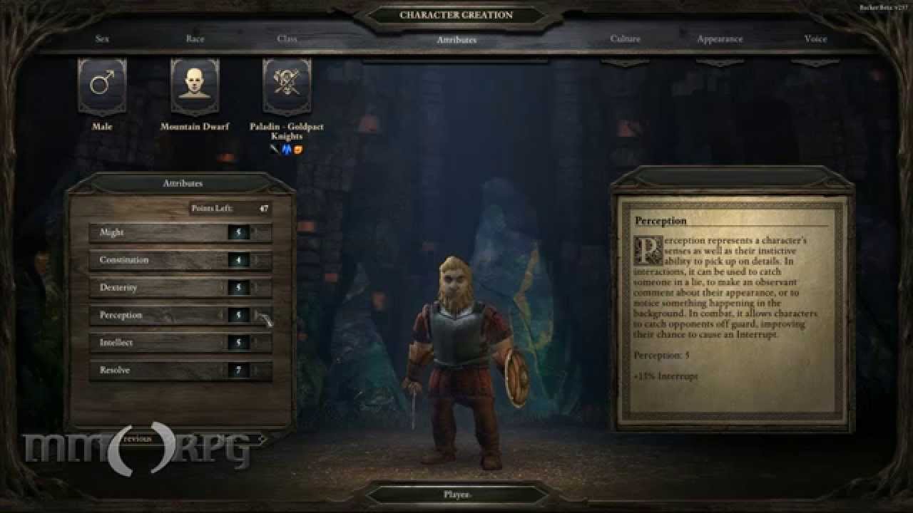 Pillars of Eternity Backers Beta Early Gameplay Video YouTube