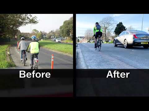 Video: Cycling UK søker juridisk rådgivning angående fjerning av sykkelfelt