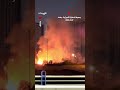 بغداد اندلاع حريق بمحيط مجمع السفارة الأميركية