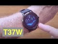 TINWOO T37W 5ATM Waterproof Always On Screen Qi Charging Fitness Sports Smartwatch: Unbox & 1st Look