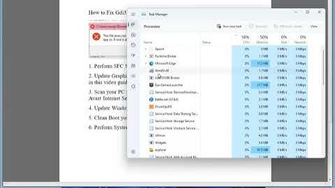 Fix Gdi32full.dll is Missing or Not Found error on Windows