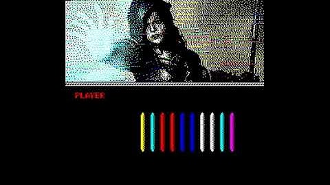 The Sticks - Oric Atmos - 8 bit game - alpha test