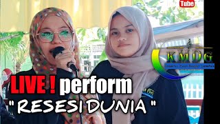 Live Perform ! NUR LAHATI FT MUTIA IMRAN - RESESI DUNIA ( Gathering Family KMDG )