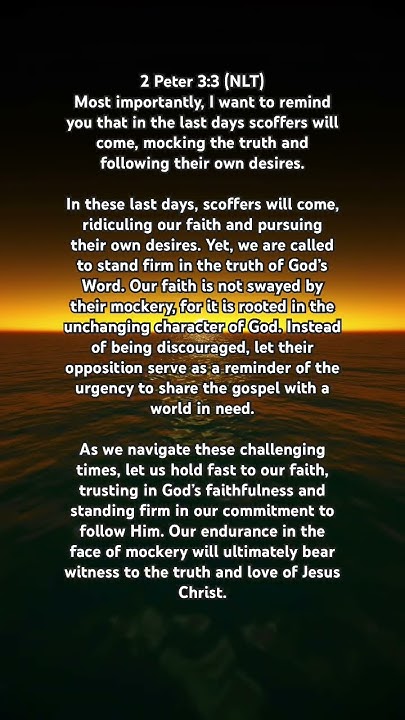 In These Last Days Stand Strong Amid Mockery A Short Devotional in-these-last-days-stand-strong-amid-mockery-a-short-devotional