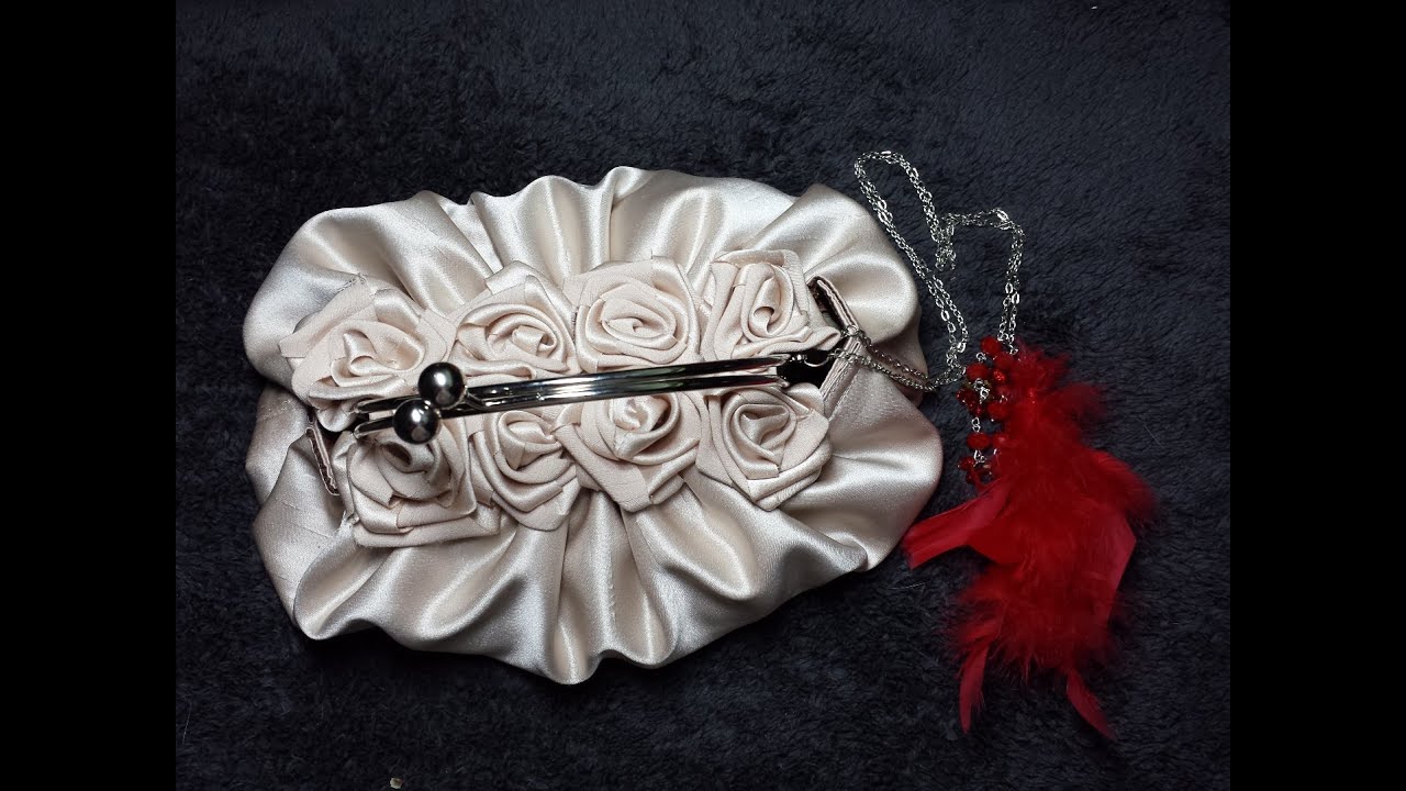 DIY BOLSO DE FIESTA DE ROSAS - HOW TO MAKE A PARTY ROSE PURSE