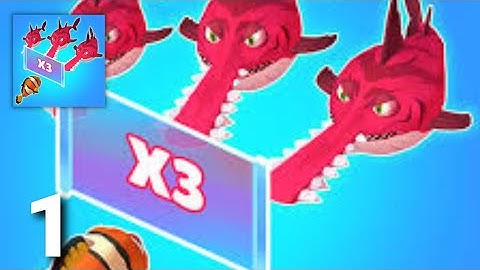 Fish Run 3D - Gameplay Walkthrough Part 1 Tutorial (ios Android)