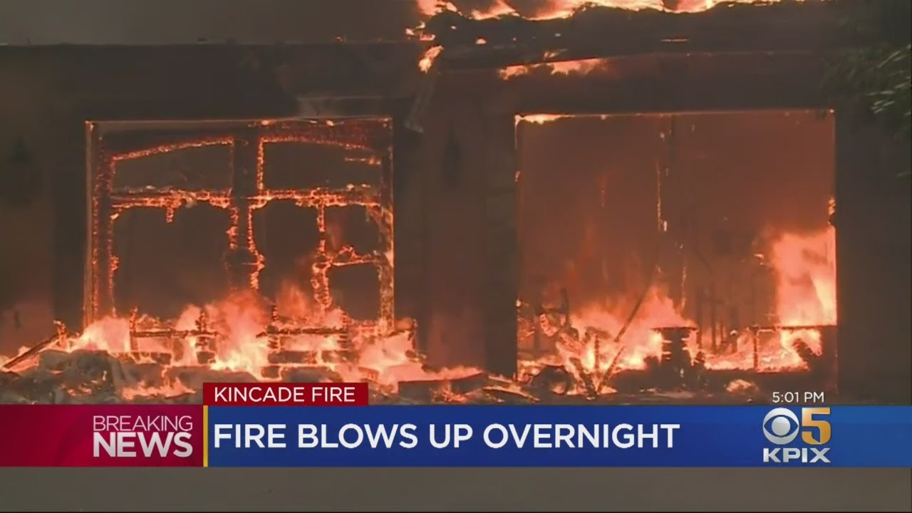 Massive, Fast-Growing Kincade Fire Rips Through Northern Sonoma