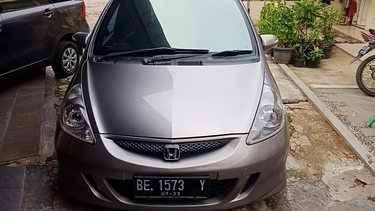 Honda Jazz Gd3 idsi modifikasi lampu Terang - YouTube