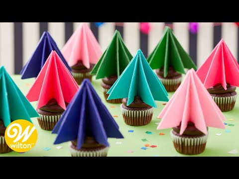 How to Make 3D Candy Tree Cupcake Toppers  Wilton