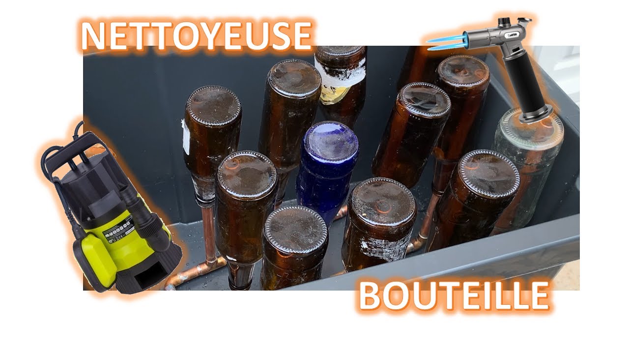 NETTOYEUR bouteille EN VERRE - NETTOYEUSE canette BIÈRE : Un Ex No Life  Bricole 