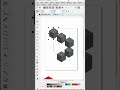 How to design a 3D cube in corel draw #gavyaeduzone