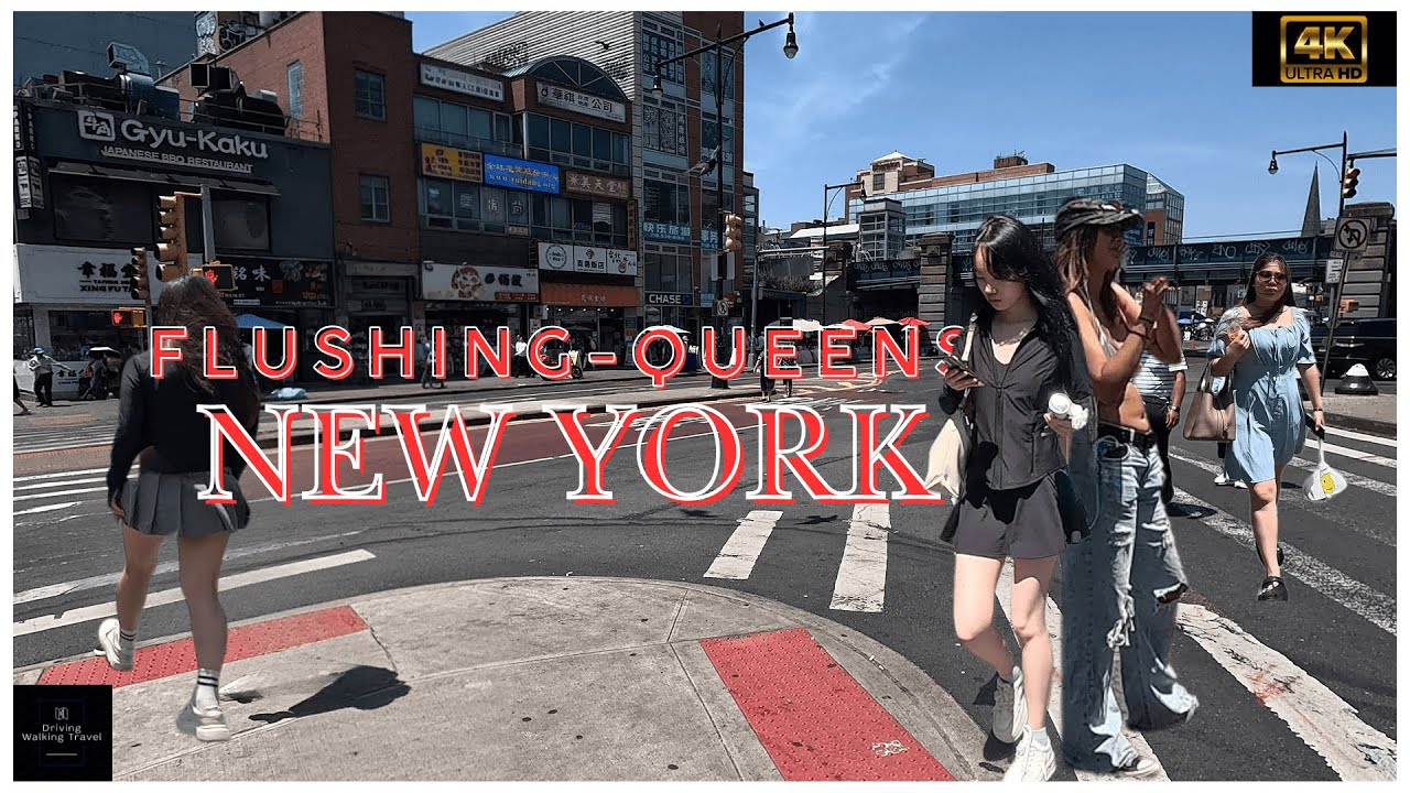 “Flushing Queens Walking Tour 2025 🇺🇸 | NYC’s Most Diverse Neighborhood in 4K”