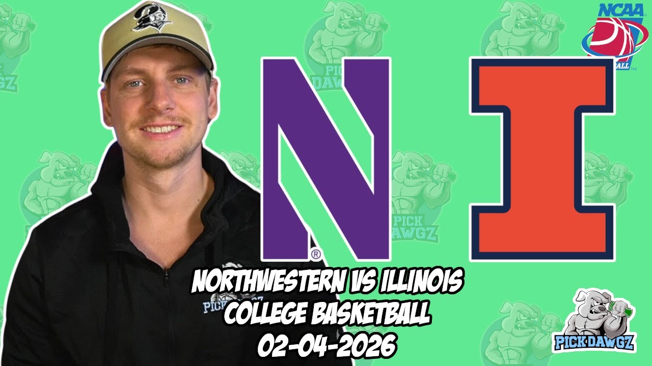 Матч Северо-Западный университет против Иллинойса, 4 февраля 2026 года. Бесплатные прогнозы и ста...