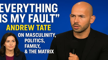 Everything Is My Fault” — Andrew Tate Breaks Silence on Masculinity, Politics & The Matrix