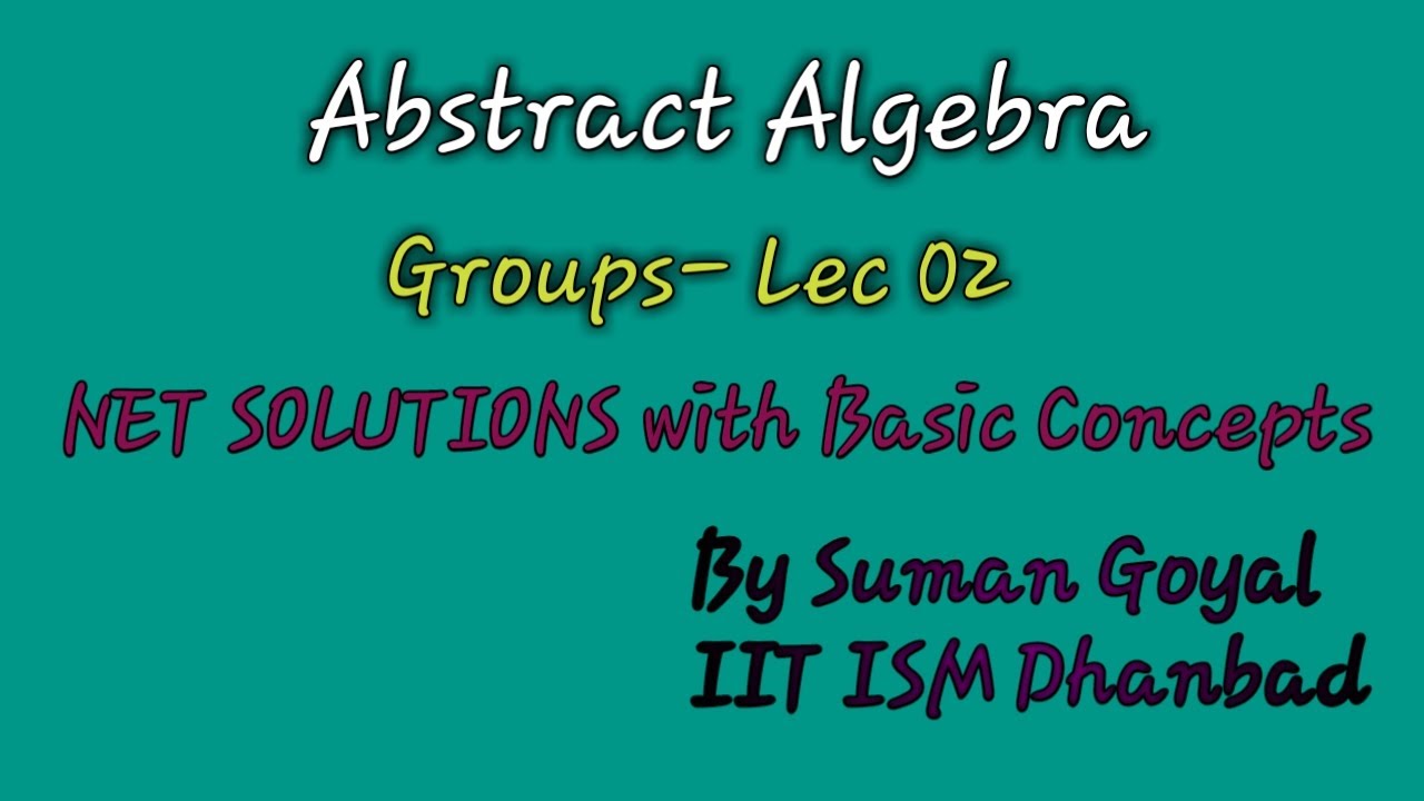 Groups : General linear| special linear| NET 2016 DEC SOLUTION OF QUESTION NO 40