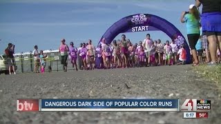 Dangerous dark side of popular Color Runs