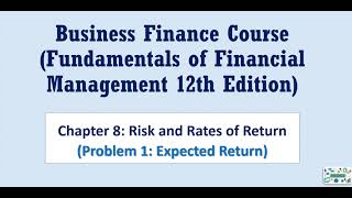 Chapter 8: Problem 1 (Fundamentals of Financial Management 12th Edition) Net Worth