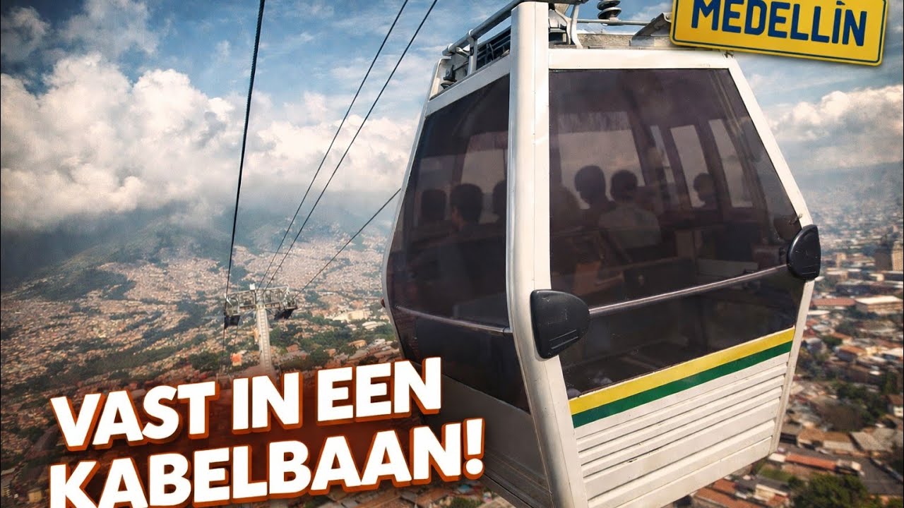 Waterval, Motorpech & kapotte Kabelbaan | 🇨🇴 Eerste indruk Medellín!