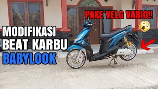 REVIEW BEAT KARBU BABYLOOK | modifikasi beat karbu babylook simple