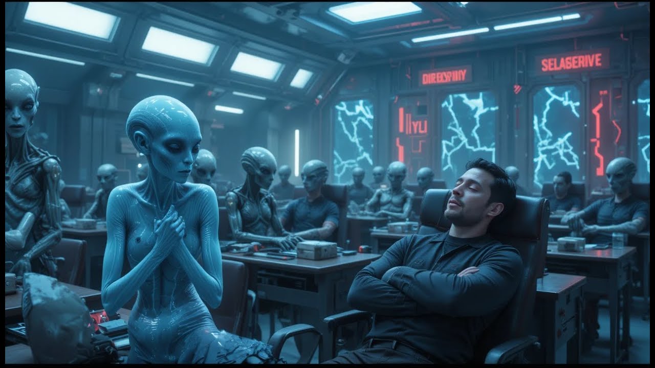 The Class Froze During the Earthquake Drill, The Human Slept Through It | A Short Sci-fi Story