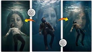 Surreal Underwater Photo Editing Chatgpt | Chatgpt photo editing telugu screenshot 1