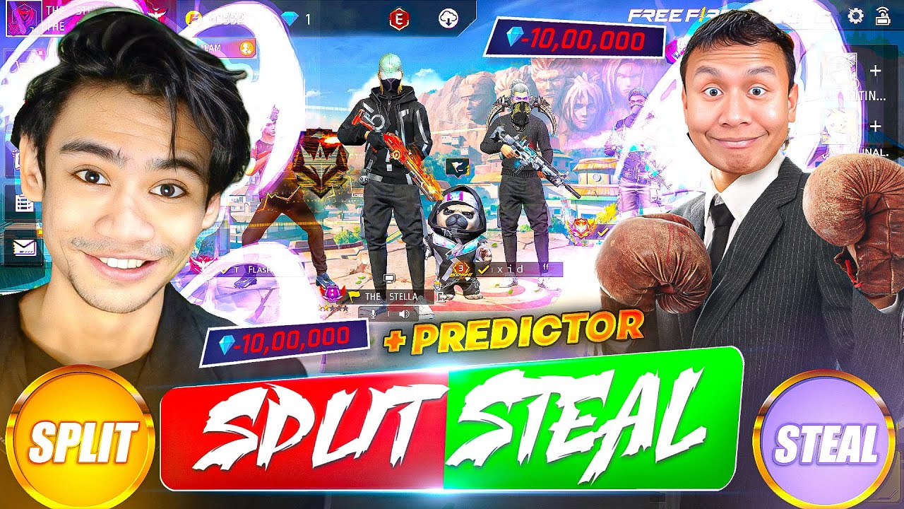 SPLIT OR STEAL IN FREEFIRE || THE STAR