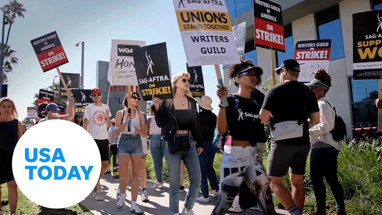 SAG-AFTRA strikes: Actors and writers unite in picket lines | USA TODAY