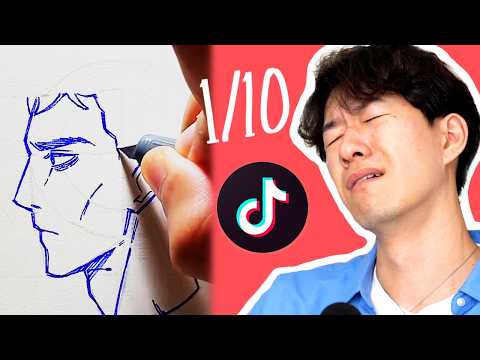RATING TIKTOK ART TUTORIALS 🥲 19