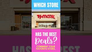 Which store has the best deals? | TJ Maxx Ross Marshalls DD's | #shorts