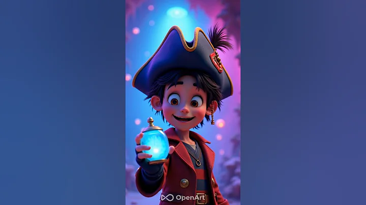 Pirate Pete discovers a mysterious swirling portal hidden deep within the neon ocean caves!