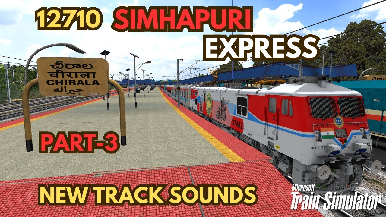 Rampage Action of 12710 SIMHAPURI EXPRESS From Vijayawada Jn To Gudur Jn Part-3 in MSTS