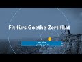 الفيديو السادسFit fürs Goethe Zertifikat A1 v6     تعلم اللغة الالمانية