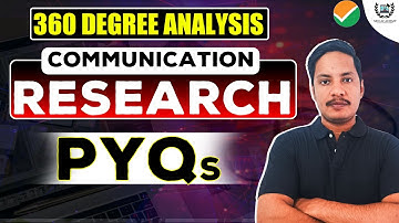 360° Analysis of Communication Research PYQs | UGC NET Mass Communication 2025 | Sen Academy II