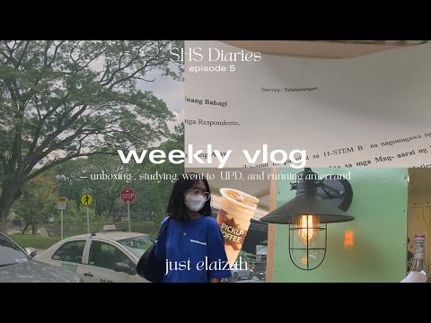 Weekly vlog | SHS DIARIES (ep 5) | Just elaizah