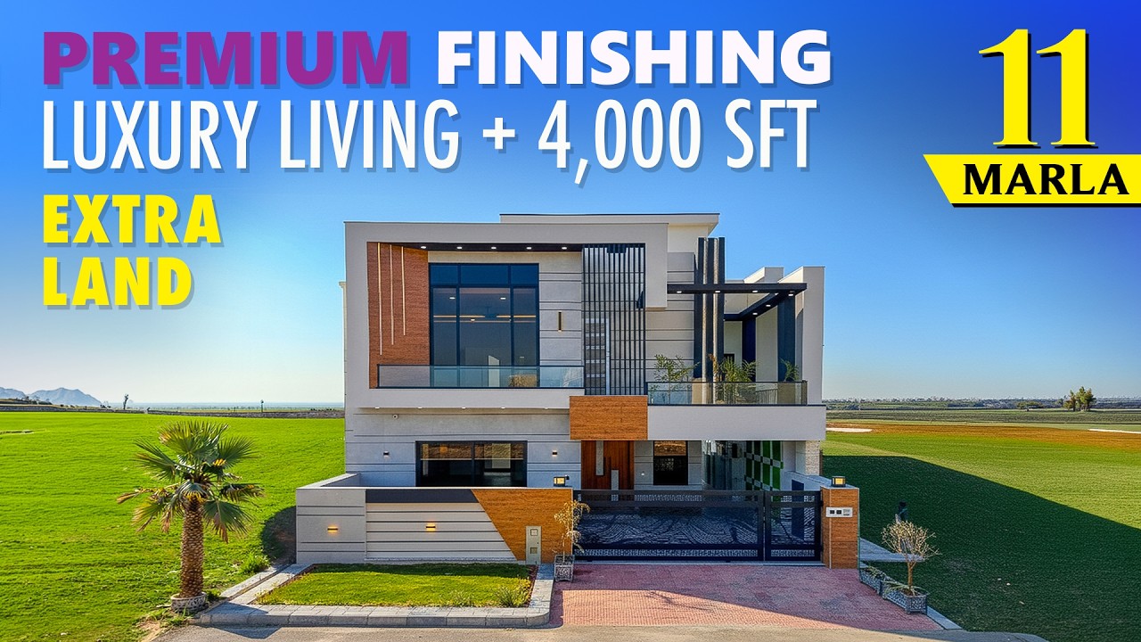 11 Marla Premium Finishing Quality House for Sale in Bahria Town Rawalpindi with Extra Land