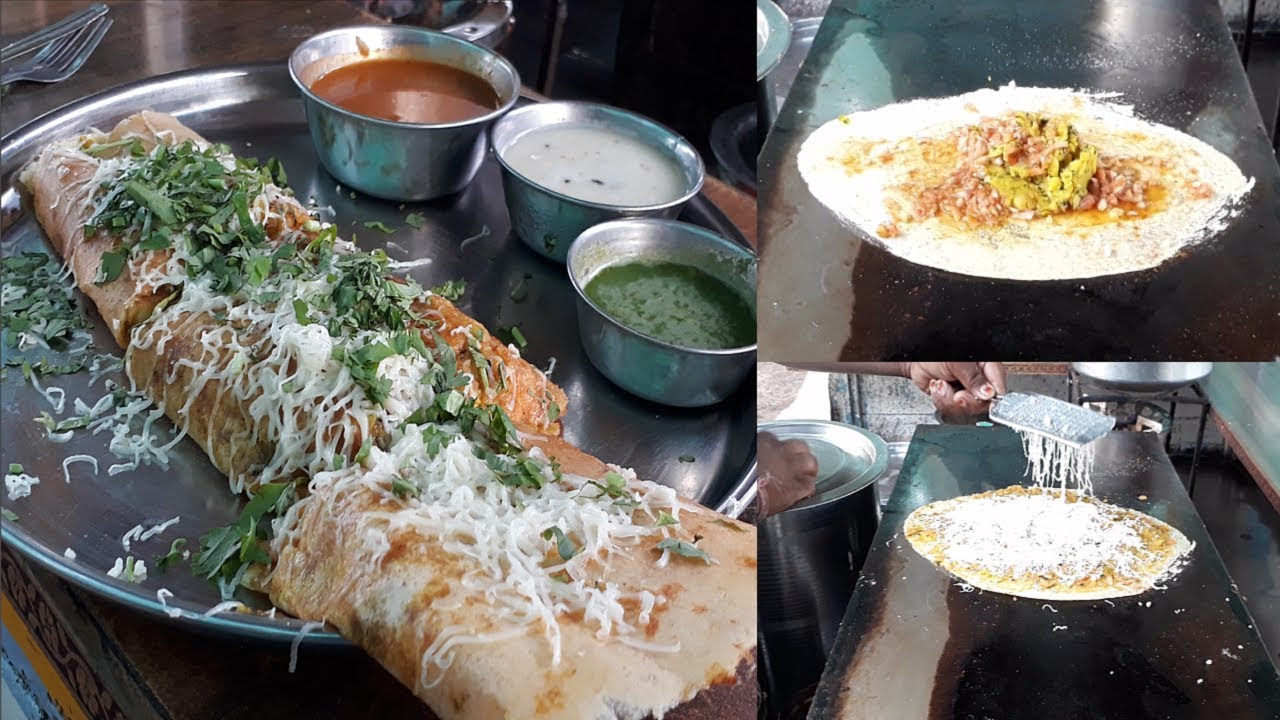 CHEESE MYSORE MASALA DOSA Treat for Cheese Lovers Indian Street
