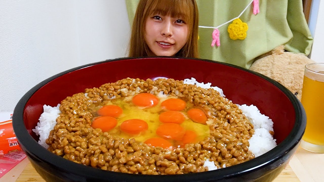 【大食い】納豆卵まぜごはん5合