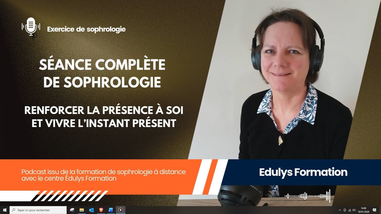 Renforcer la présence à soi et vivre l'instant présent dans une séance de sophrologie - Exercice 18